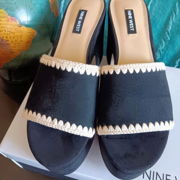 Nine west Yickie2 Platform Mules - Picture 6 of 11